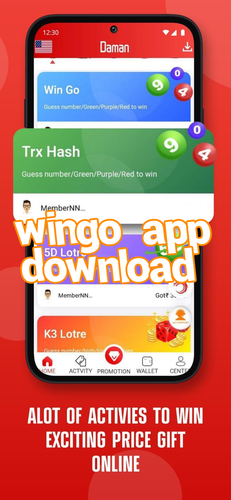 wingo app download Screenshots